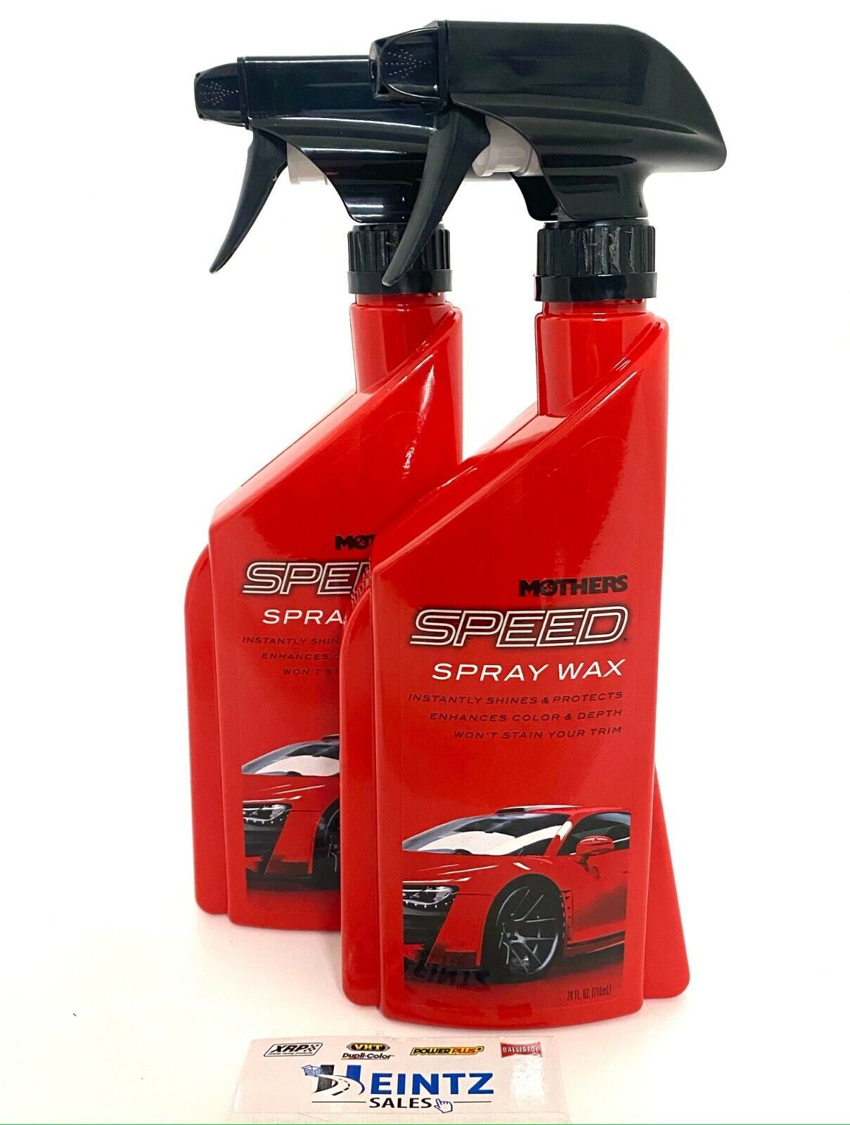 MOTHERS 15724 Speed Spray Wax 2 PACK - Shines & Protects - Color Enhancers - 24 fl. oz.