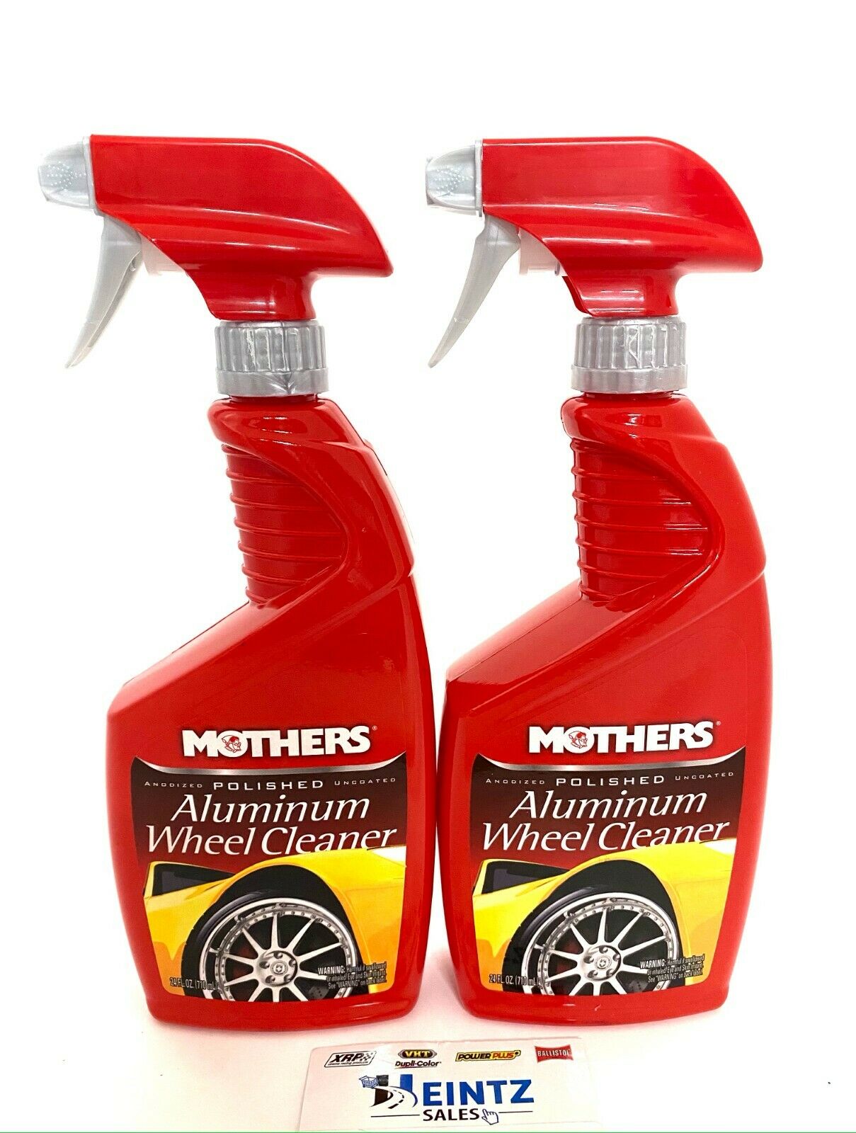 MOTHERS 06024 Polished Aluminum Wheel Cleaner 2 PACK - Dissolves