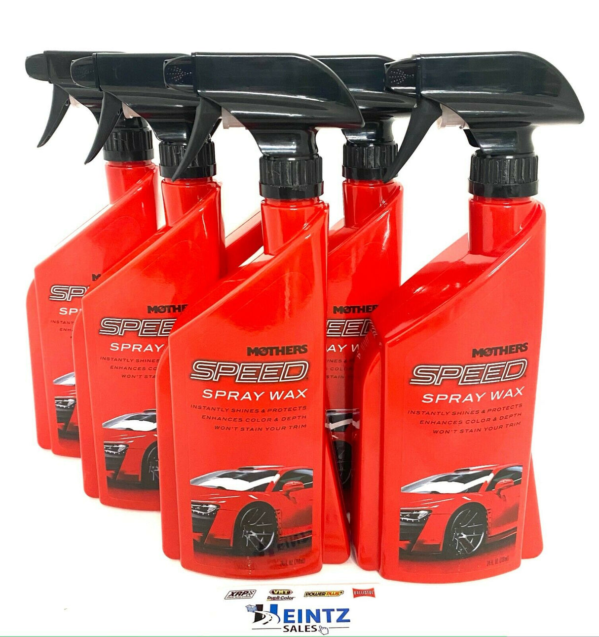 MOTHERS 15724 Speed Spray Wax 6 PACK - Shines & Protects - Color Enhancers - 24 fl. oz.