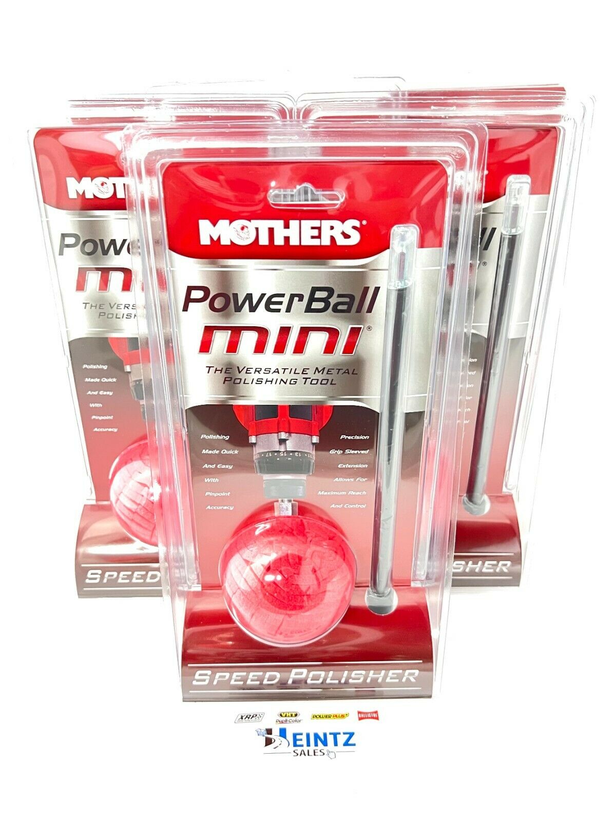 MOTHERS 05141 Powerball Mini 6 PACK - 10" Quick Swap Bit Extension - Polisher
