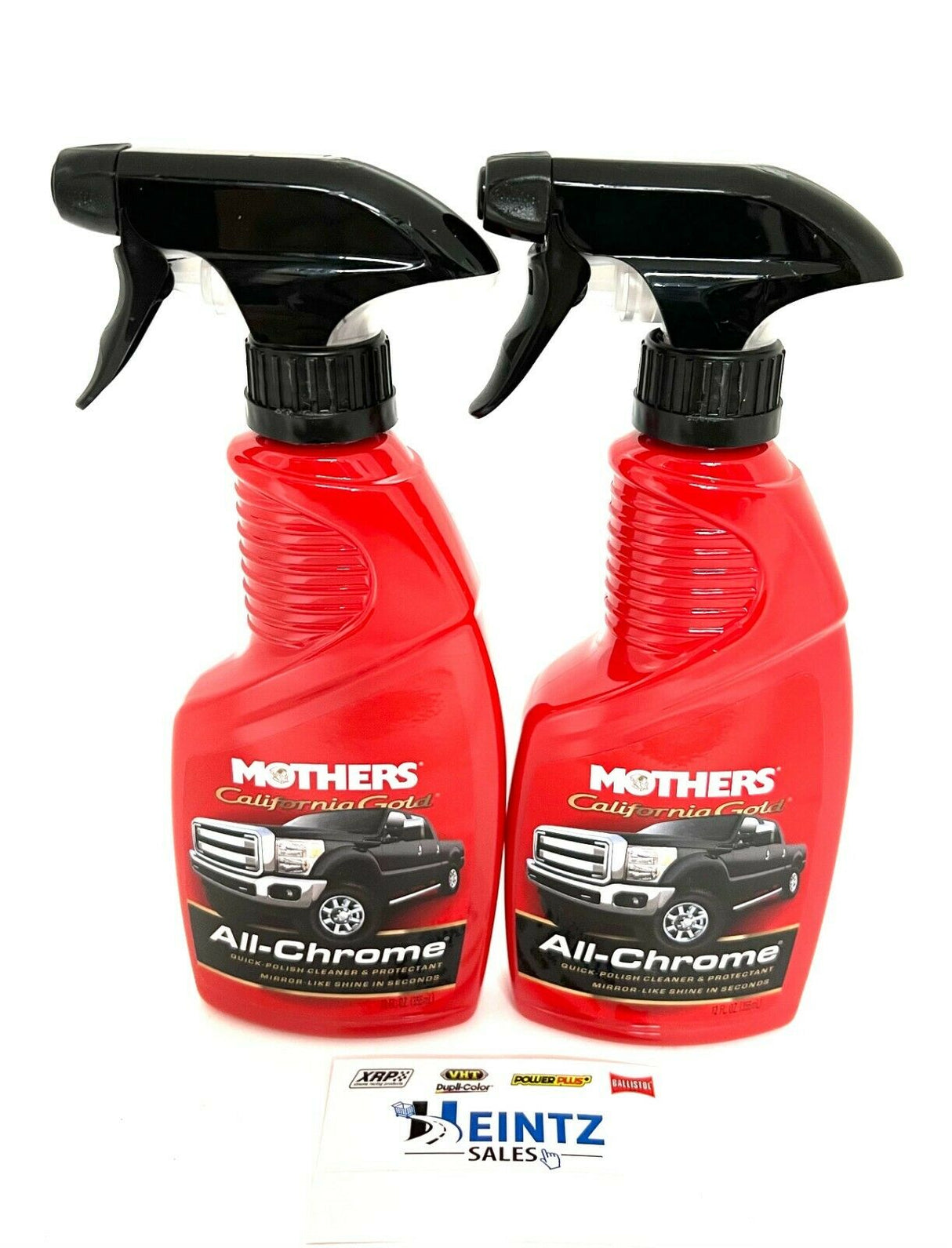 MOTHERS 05222 California Gold 2 PACK - All Chrome - Quick Polish Cleaner- 12 oz.