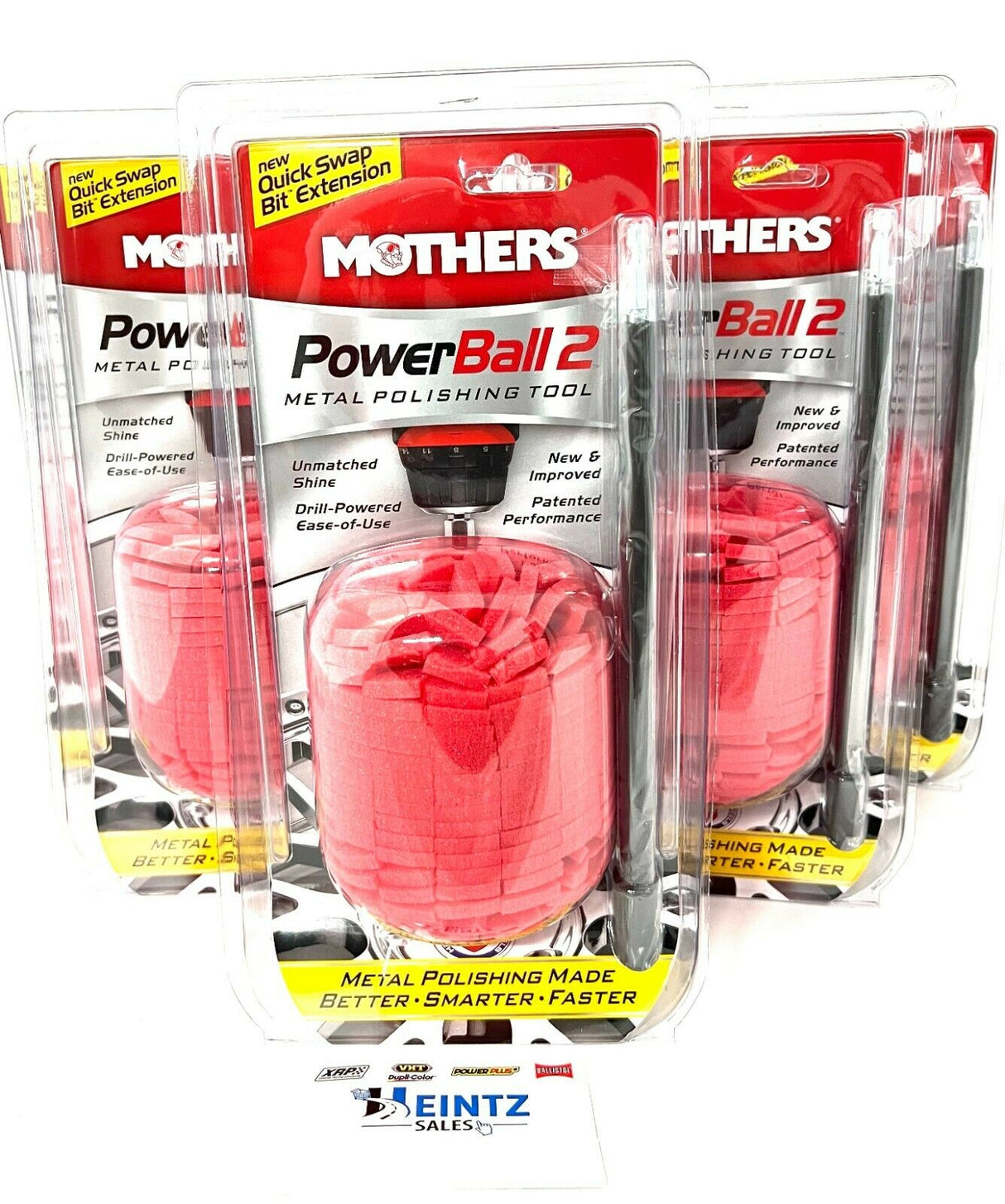 MOTHERS 05143 Powerball 2 - Polishing Tool with 10 Quick Swap Bit  Extension 