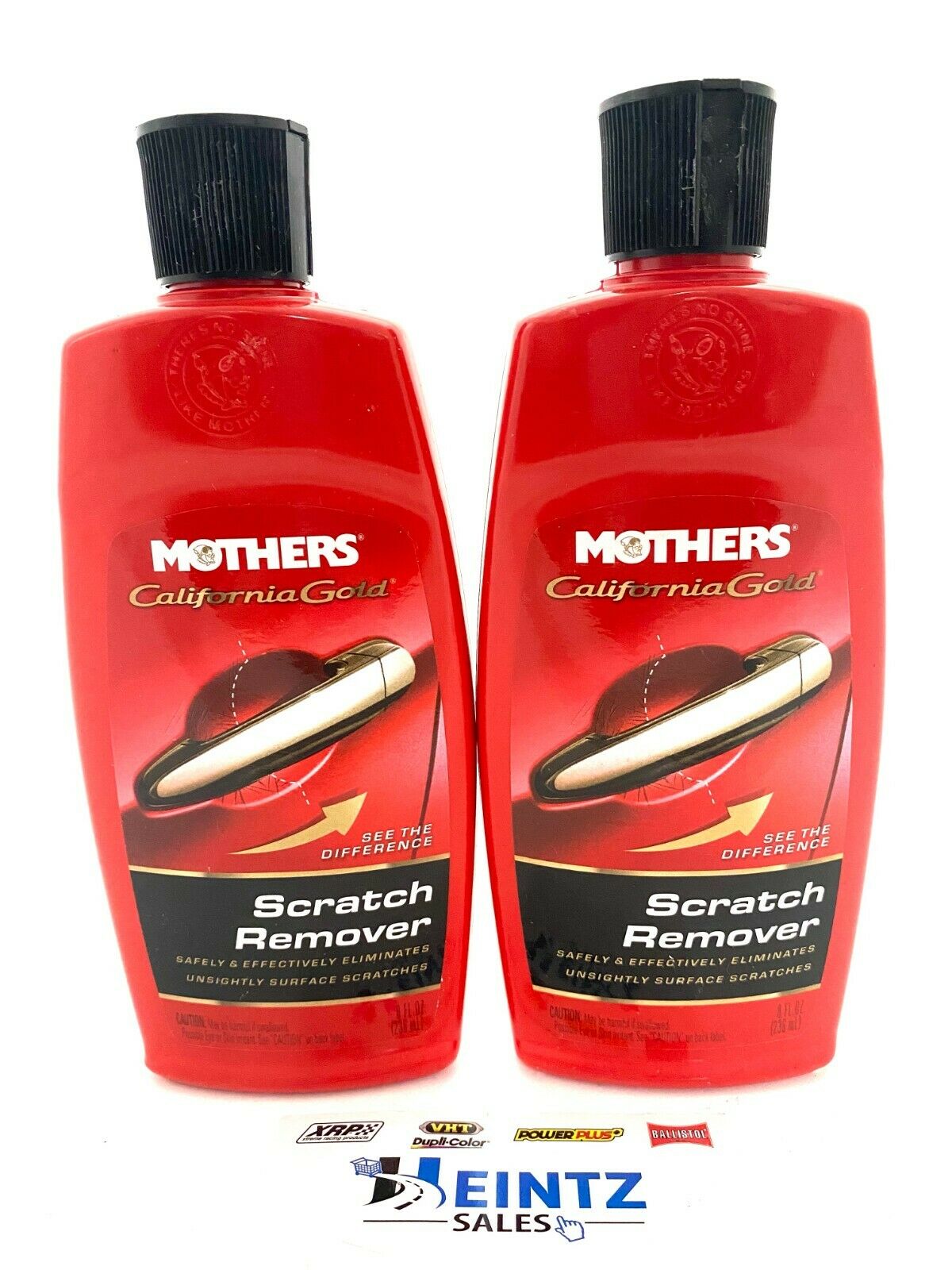 MOTHERS 08408 California Gold Scratch Remover 2 PACK - Eliminates scratches - 8 oz.
