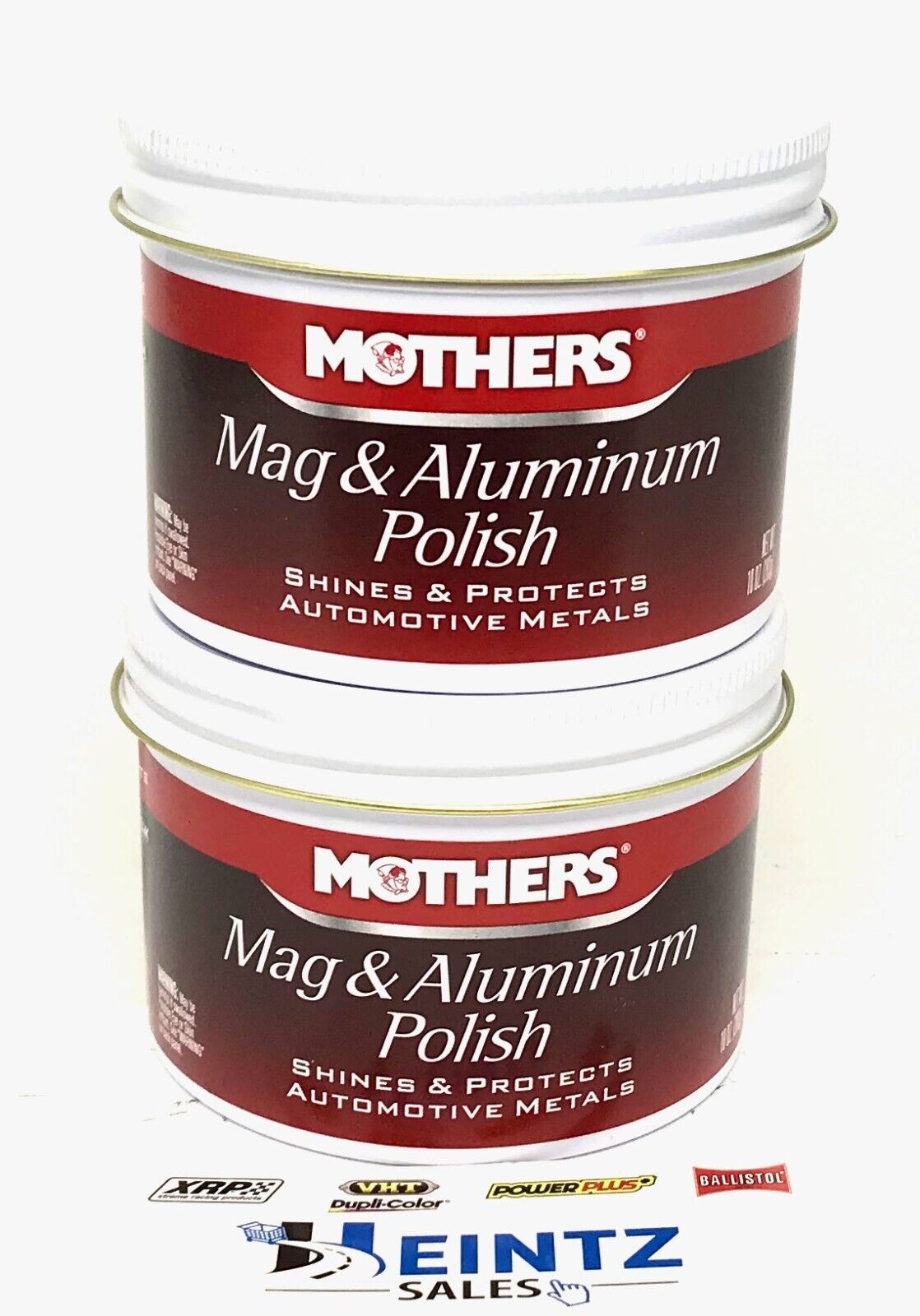  Mothers Metal Polish, 5 oz Mag and Aluminum Polish (2