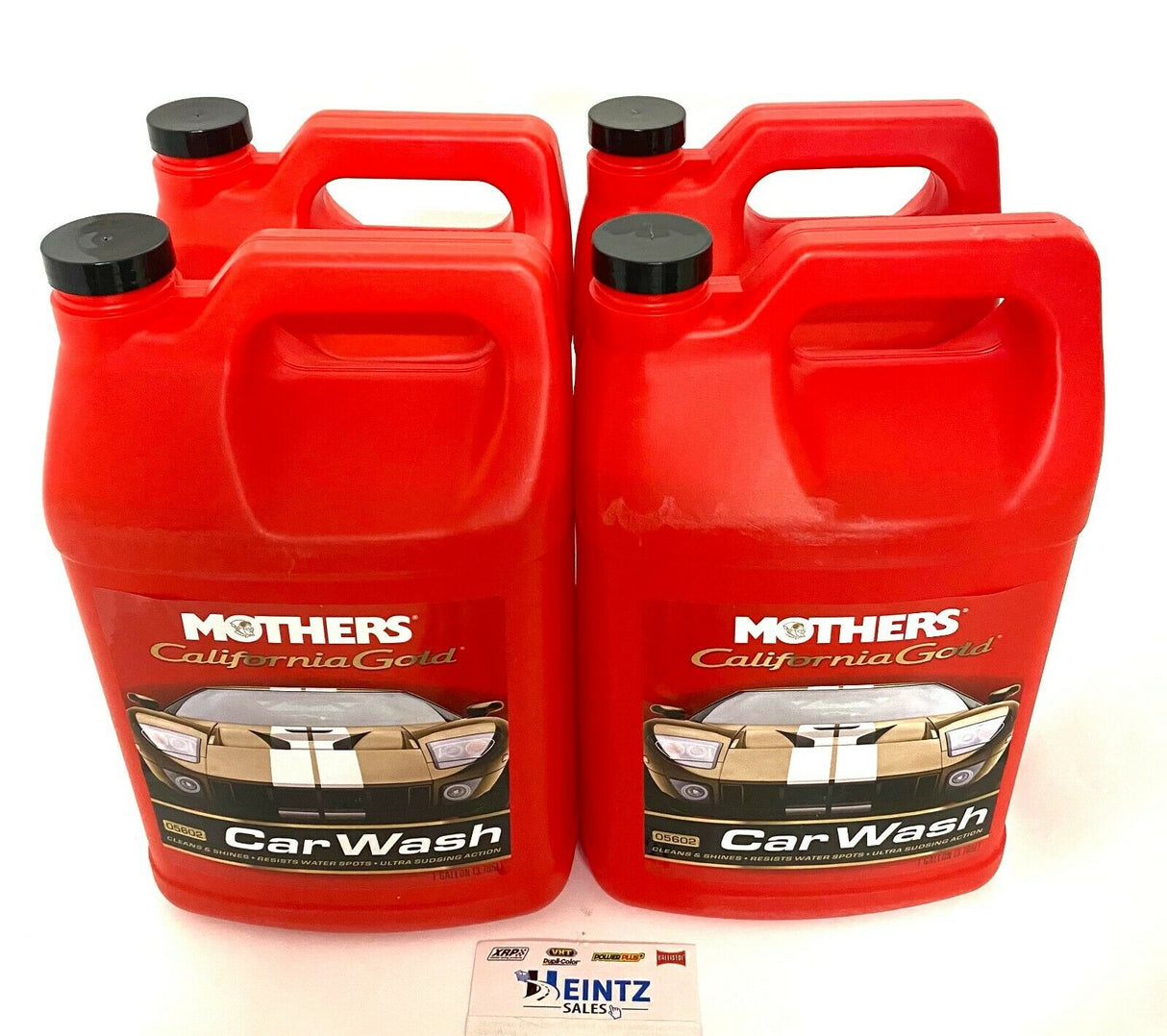 MOTHERS 05602 California Gold Car Wash 4 PACK - Resists water spots - 1 GALLON
