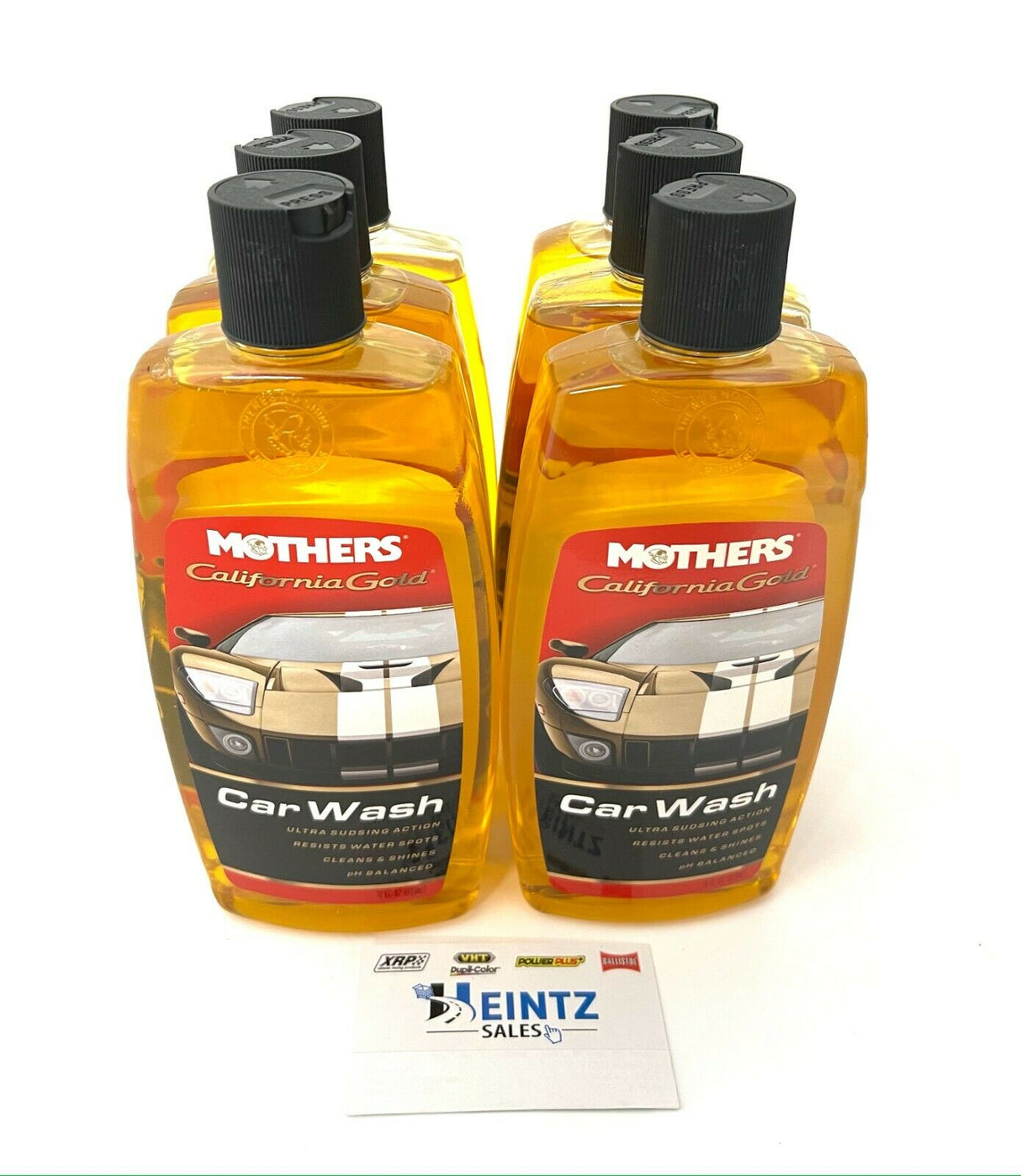 MOTHERS 05600 California Gold Car Wash 6 PACK - Resists water spots - 16 oz.