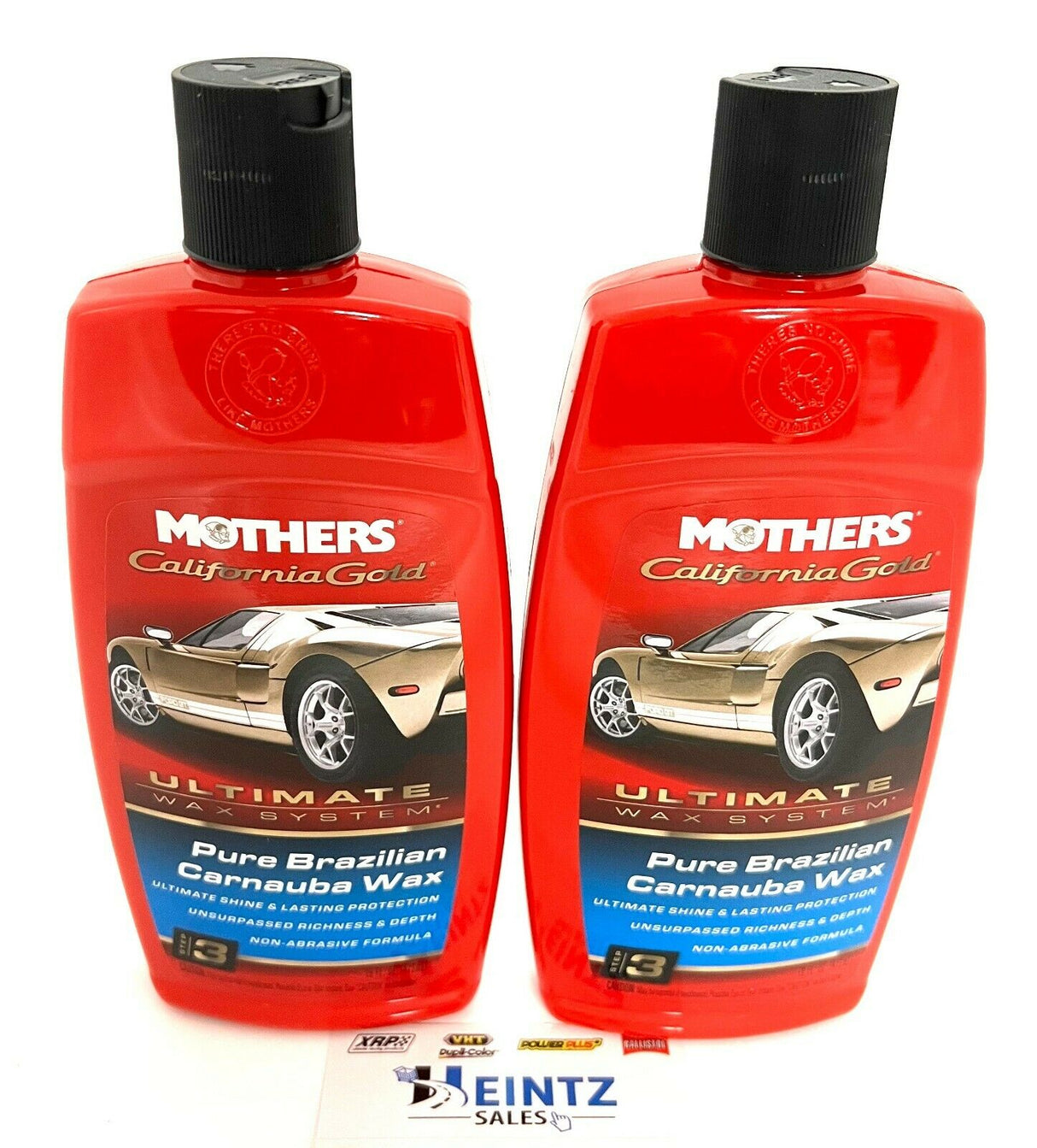 MOTHERS 05750 California Gold Pure Brazilian Carnauba Wax 2 PACK - Clean & Protect - 16 oz.