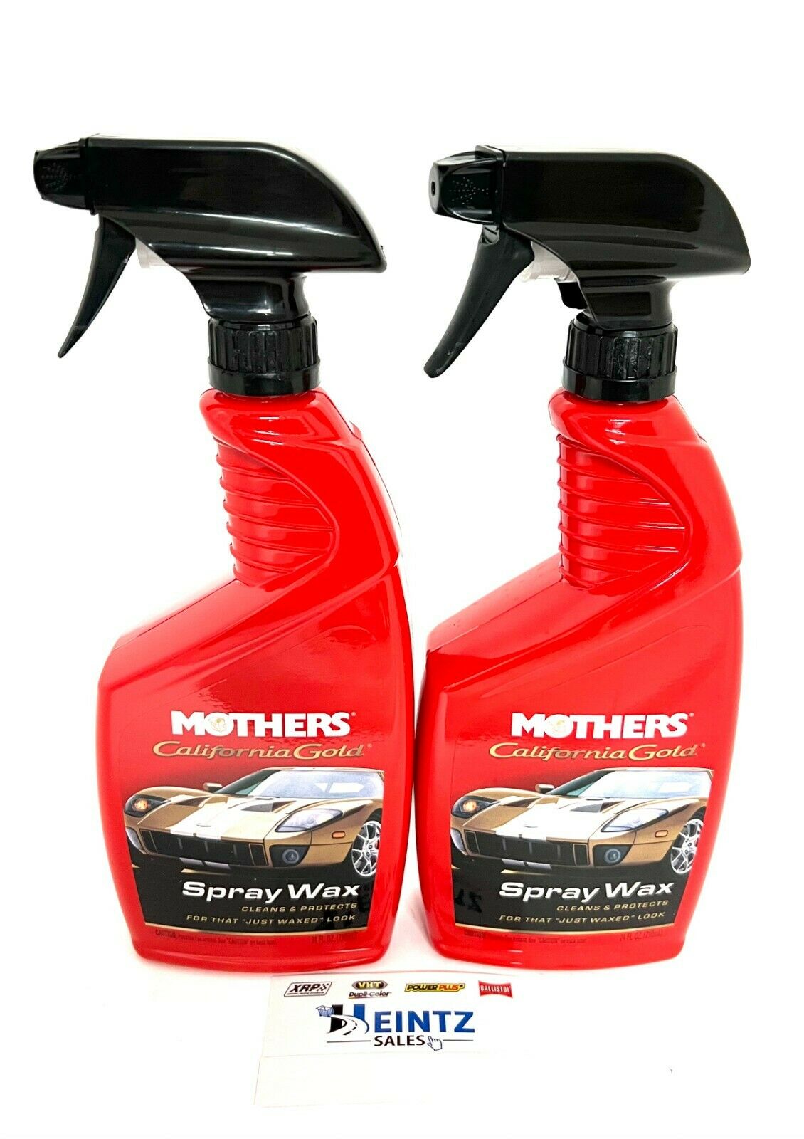 MOTHERS 05724 California Gold Spray Wax 2 PACK- Protect - Long Lasting Shine - 24 oz.