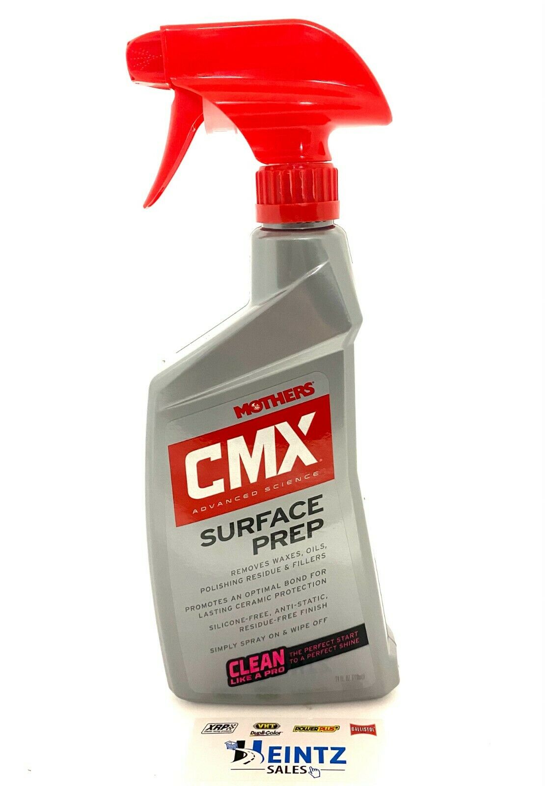 MOTHERS 01224 CMX Surface Prep Spray - Silicone Free - Anti-Static - 24 fl. oz.