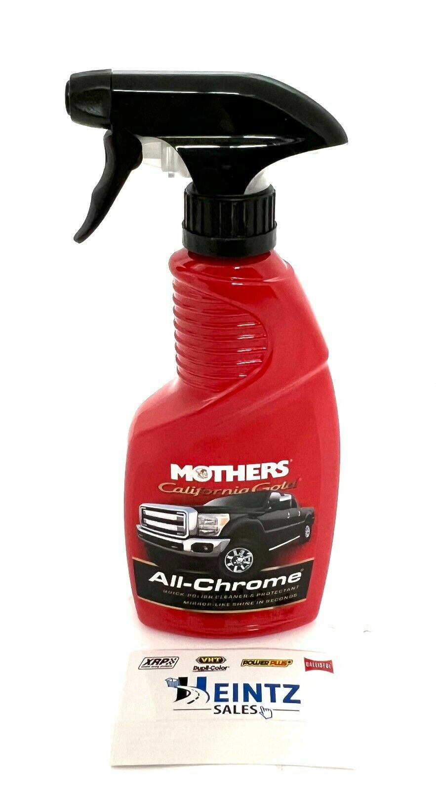MOTHERS 05222 California Gold - All Chrome - Quick Polish Cleaner - Shines- 12 oz.