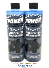 Power Plus UNSCENTED BLUE Lubricant 2 PACK Fuel Additive Alcohol Top Lube
