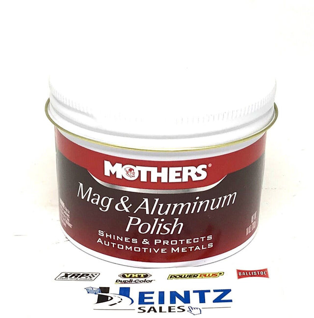 Mothers Polish Bundle - 10oz Mag & Aluminum Polish for Aluminum, Stainless  Steel, Brass with Mothers Microfiber Applicator Pads